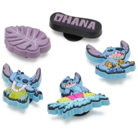 Lot de 5 Bijoux Jibbitz « Stitch Tropical »