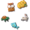 Lot de 5 Bijoux Jibbitz Super Pets