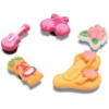Lot de 5 Bijoux Jibbitz « Tiki Vacation » Lot de 5 Bijoux Jibbitz « Tiki Vacation »