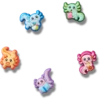Lot de 5 Bijoux Jibbitz « Tiny Axolotls »