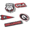Lot de 5 Bijoux Jibbitz « Université de Géorgie » Lot de 5 Bijoux Jibbitz « Université de Géorgie »