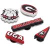 Lot de 5 Bijoux Jibbitz « Université de Géorgie » Lot de 5 Bijoux Jibbitz « Université de Géorgie »