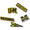 Lot de 5 Bijoux Jibbitz « University of Michigan » Lot de 5 Bijoux Jibbitz « University of Michigan »