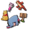Lot de 5 Bijoux Jibbitz™ Winnie l&rsquo;ourson