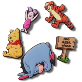 Lot de 5 Bijoux Jibbitz™ Winnie l&rsquo;ourson