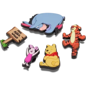 Lot de 5 Bijoux Jibbitz™ Winnie l&rsquo;ourson
