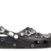 Louane x Classic Clog « Black Metallic Silver Chain »
