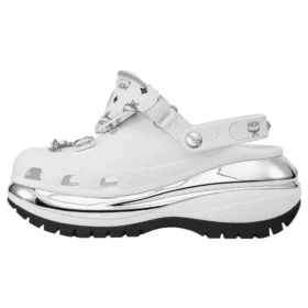 Mega Crush Clog « White Silver »
