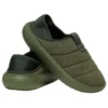 Mocassins classiques en daim vegan « Army Green »