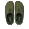 Mocassins classiques en daim vegan « Army Green »