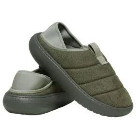 Mocassins classiques en daim vegan « Galactic Grey »