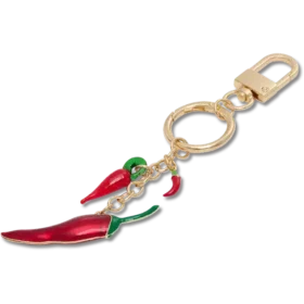 Pendentif pour sac « Piment épicé »