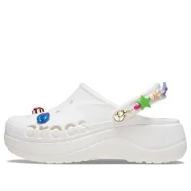 Platform Clog Baya Midsummer « White Pink »