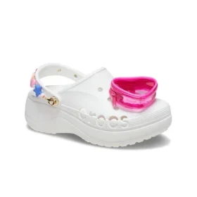 Platform Clog Baya Midsummer « White Pink »