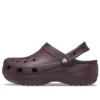 Platform Clog classique « Dark Cherry »