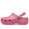 Platform Clog classique « Hyper Pink »