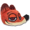 Poupée en peluche Nick Wilde de Disney Zootopia 2 – Bijoux de chaussures