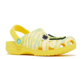 Ron English x Classic Clog Kids « Party Animals – Zebra Lemon »