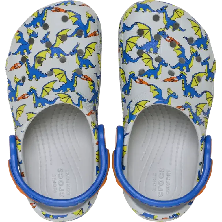 Sabot Classic pour tout-petits avec motif dragon Sabot Classic pour tout-petits avec motif dragon
