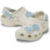 Sabot classique en denim pour tout-petits avec bride arrière réglable et motif floral Sabot classique en denim pour tout-petits avec bride arrière réglable et motif floral
