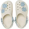Sabot classique en denim pour tout-petits avec bride arrière réglable et motif floral Sabot classique en denim pour tout-petits avec bride arrière réglable et motif floral