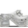 Sabot à clous Simone Rocha x Siren « Argent métallisé »