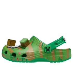 Sabot léger surélevé Crocs x Minecraft « Green »