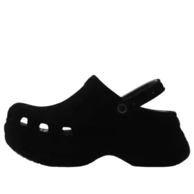 Sabots Bae en velours « Black »