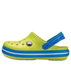 Sabots à bout rond Crocband « Yellow Blue »