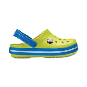 Sabots à bout rond Crocband « Yellow Blue »