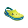 Sabots à bout rond Crocband « Yellow Blue »