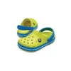 Sabots à bout rond Crocband « Yellow Blue »