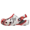 Sabots Classic Marbled « White Red Grey »