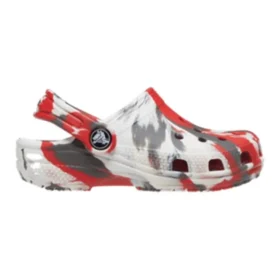 Sabots Classic Marbled « White Red Grey »