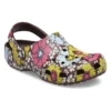 Sabots Classic Retro Floral « Jaune-rose »