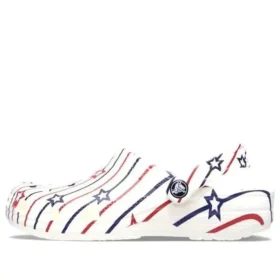 Sabots Classic Stars and Stripe « White Multi »