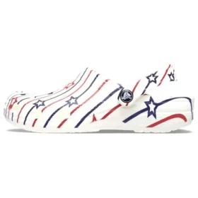 Sabots Classic Stars and Stripe « White Multi »