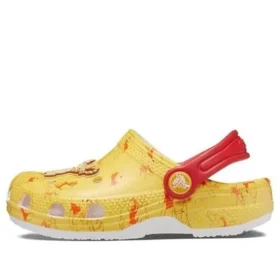 Sabots Classic Winnie l&rsquo;ourson « Jaune Rouge »