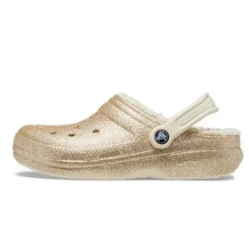 Sabots classiques doublés de Glitter « Gold White »