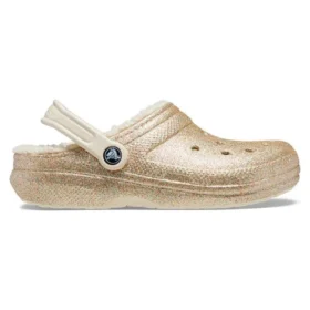Sabots classiques doublés de Glitter « Gold White »