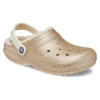Sabots classiques doublés de Glitter « Gold White »