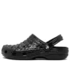 Sabots classiques en croco « Black »
