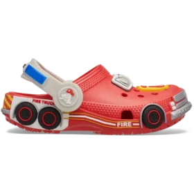 Sabots classiques « Iam Fire Truck Lights » à bride arrière pour tout-petits