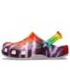 Sabots classiques à motif Tie-Dye « Violet-Rouge »