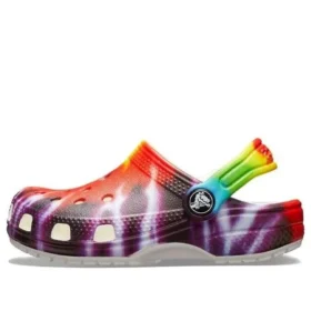 Sabots classiques à motif Tie-Dye « Violet-Rouge »