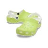 Sabots classiques phosphorescents « Vert citron et blanc »