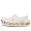 Sabots Crocband Gem Band « White Multi »