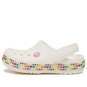 Sabots Crocband Gem Band « White Multi »