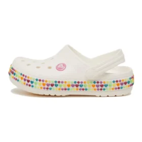 Sabots Crocband Gem Band « White Multi »