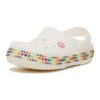 Sabots Crocband Gem Band « White Multi »